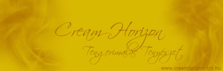 Cream Horizon Tengerimalac Tenyszet